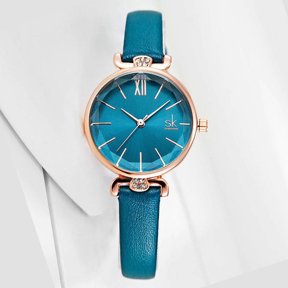 Ladies Classic Leather Quartz Analog Watches Women's Watches