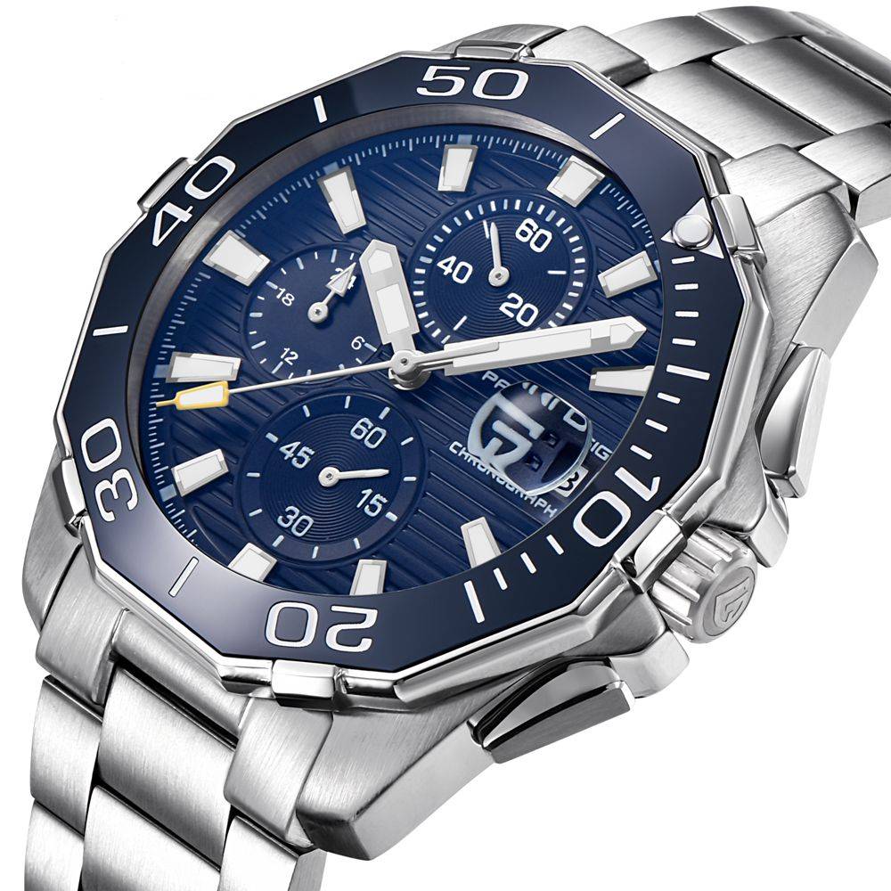 Stainless Steel Business Quartz Waterproof Watches Men's Wrist Watches Pagani Design