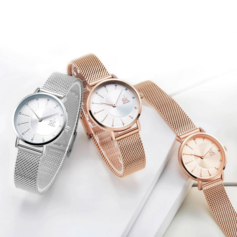 Crystal Design Ladies Casual Quartz Watches Women's Watches