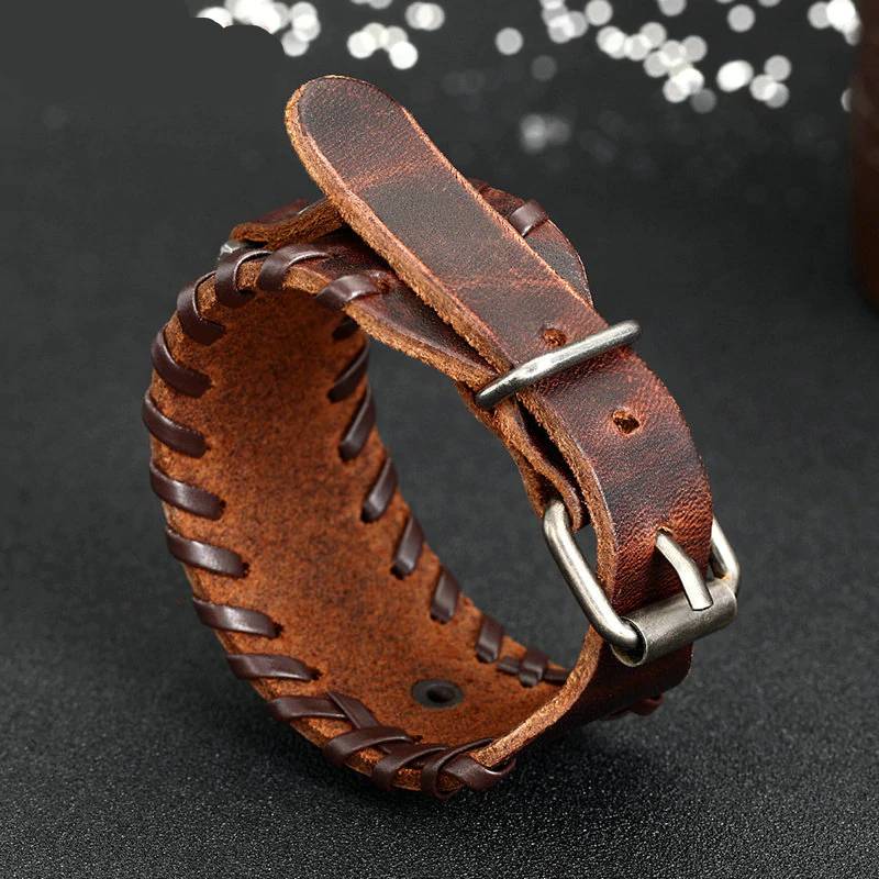 Men's Vintage Multilayer Braided Leather Bracelet Men's Bracelets