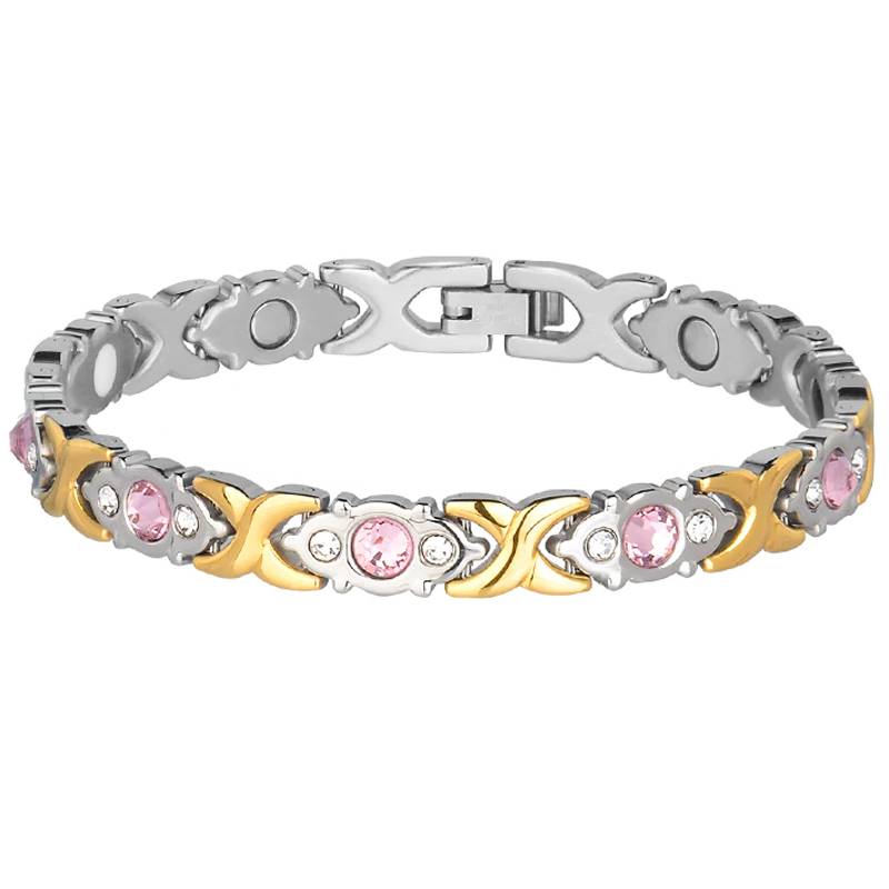Magnetic Therapy Crystal Gem Women's Bracelet Bracelets & Bangles Magnetic Therapeutic Bracelets