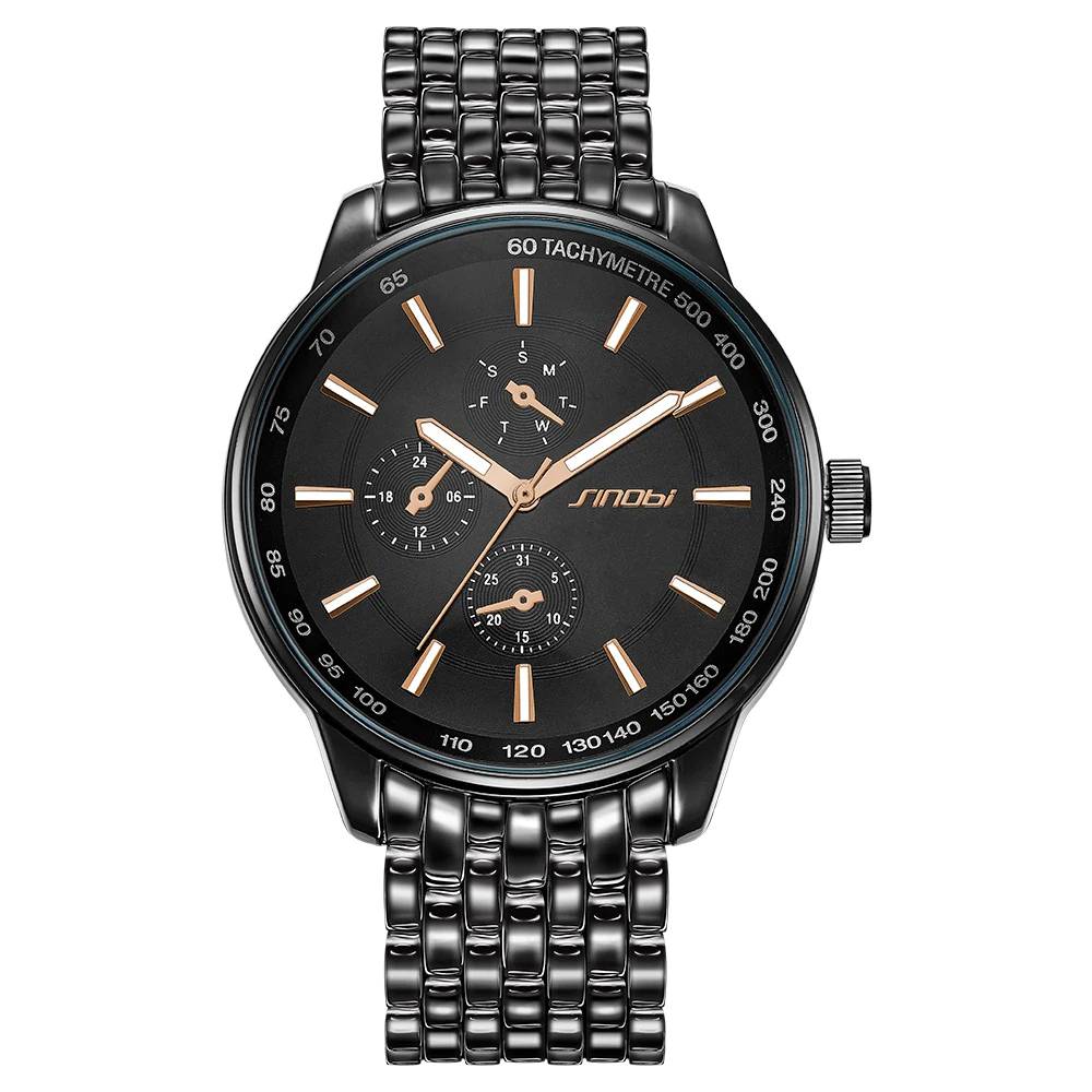Lover's Series Fashion Casual Quartz Watches Men's Wrist Watches Sinobi