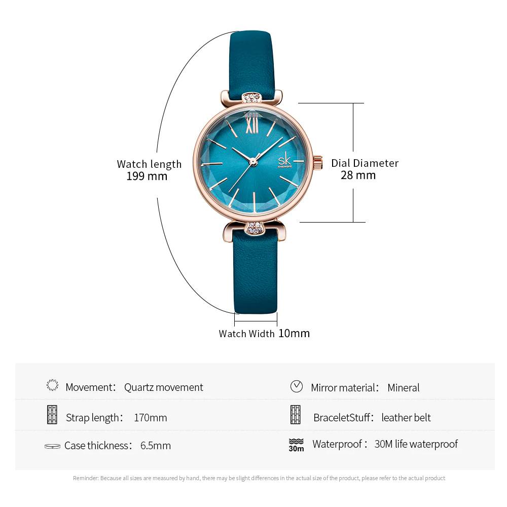 Ladies Classic Leather Quartz Analog Watches Women's Watches