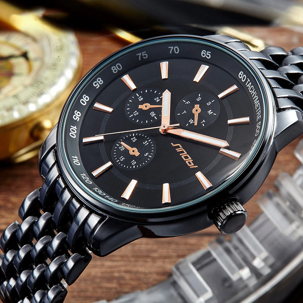 Lover's Series Fashion Casual Quartz Watches Men's Wrist Watches Sinobi