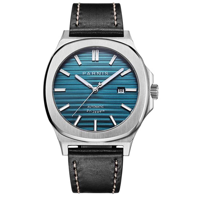 2019 PARNIS Casual Mechanical Automatic Watch Men's Wrist Watches Parnis