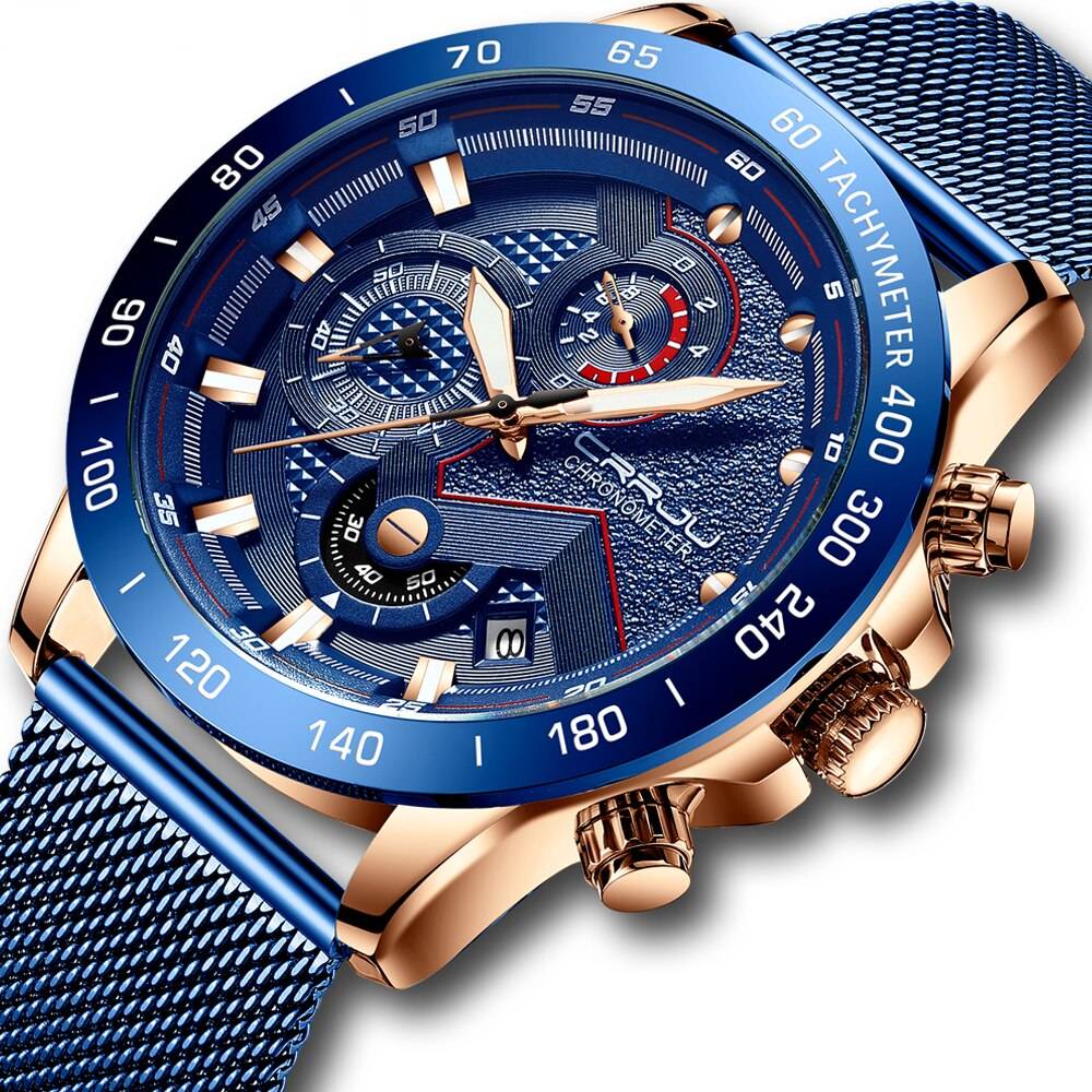 Military Chronograph Sport Men's Quartz Watches Naviforce