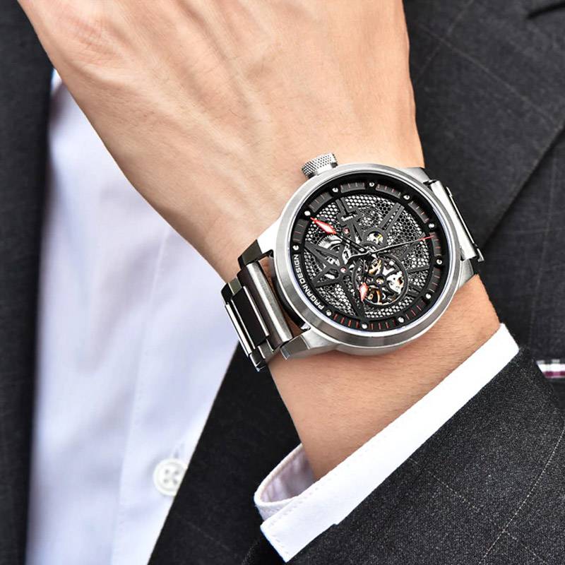 Men's Vintage Mechanical Automatic Tourbillon Watches Men's Wrist Watches Pagani Design