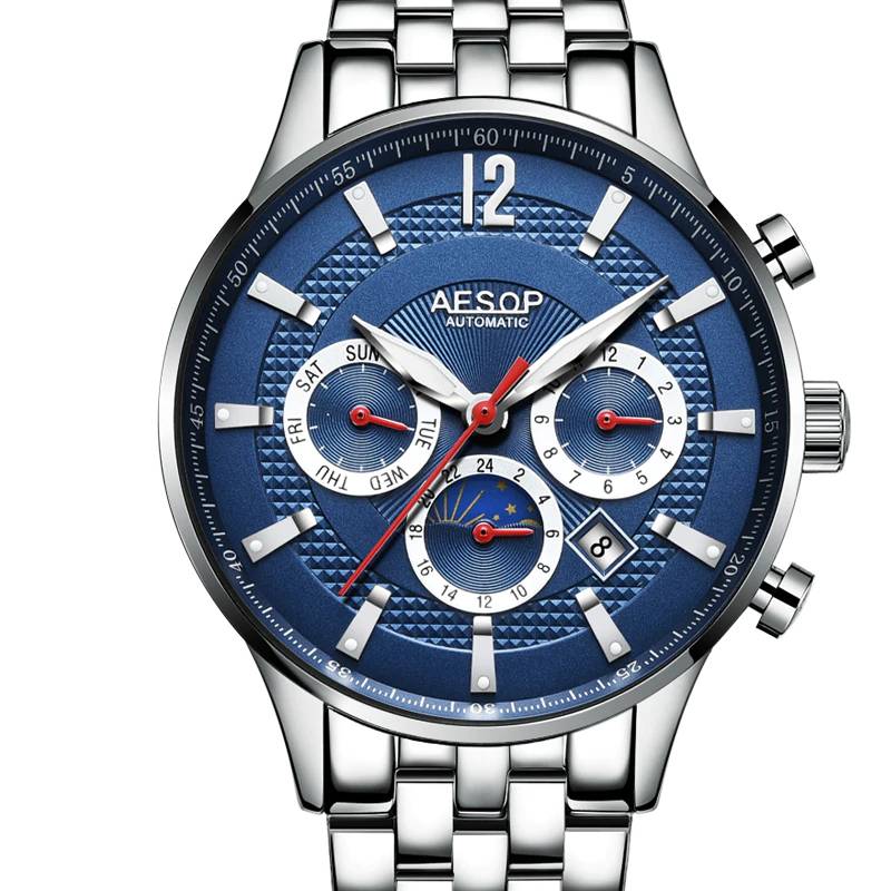 Men's Automatic Mechanical Stainless Steel Watches Men's Wrist Watches