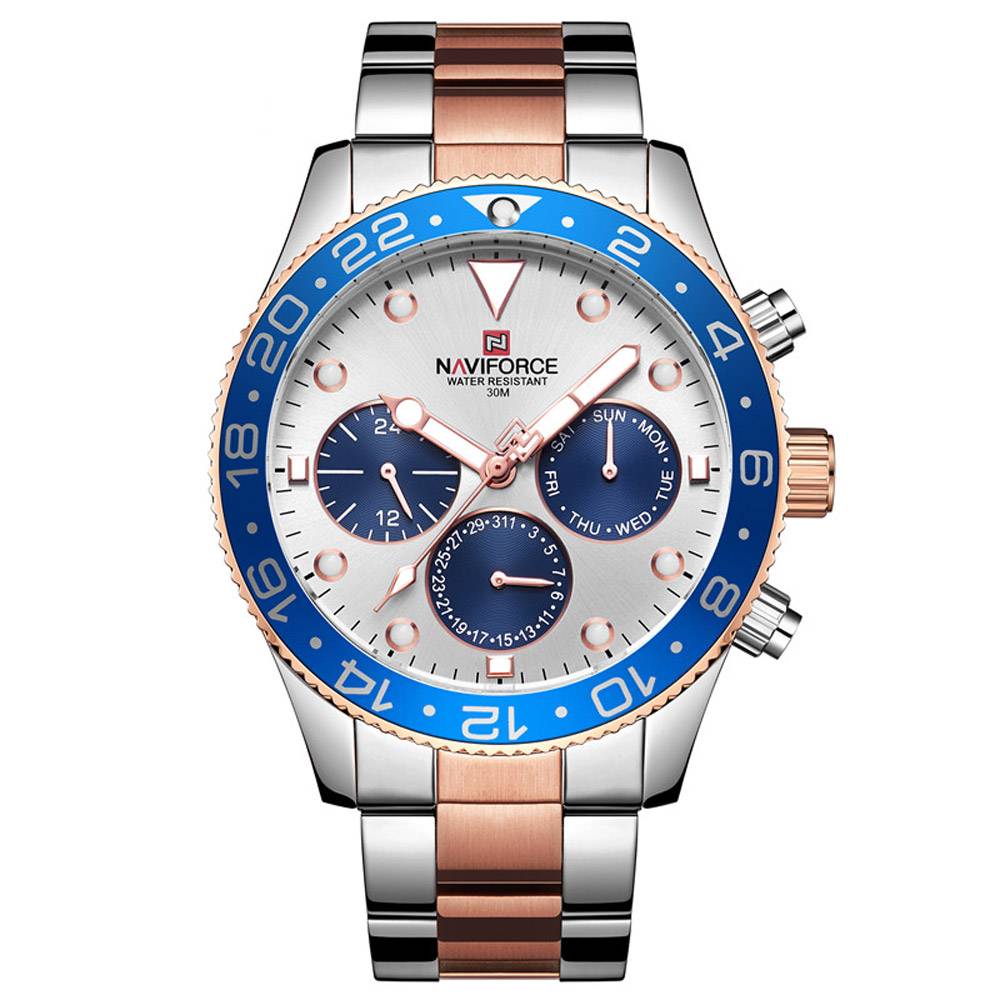 Luxury Sport Waterproof Leather Quartz Watches Men's Wrist Watches Naviforce