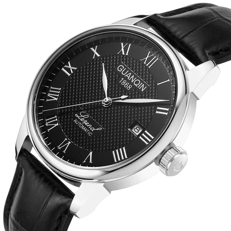 2019 Business Mechanical Automatic Men's Watches Guanqin Men's Wrist Watches