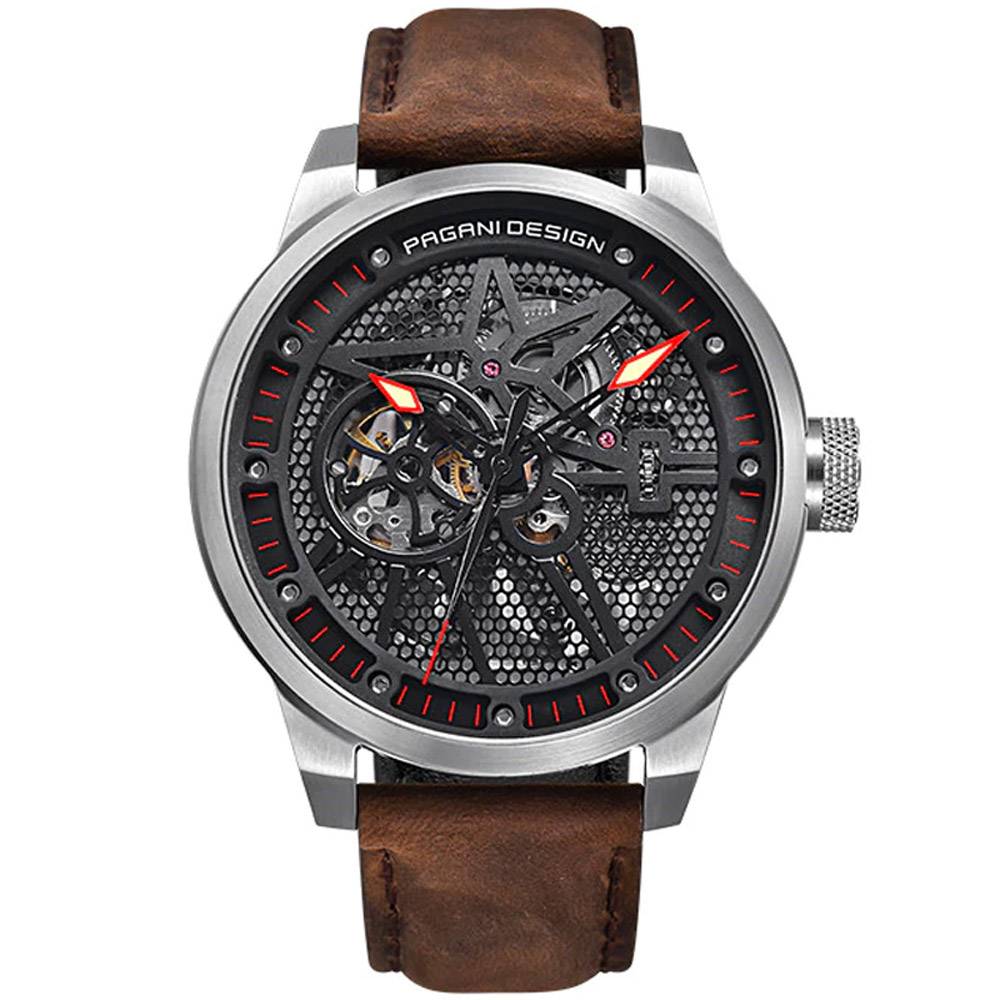 Men's Vintage Mechanical Automatic Tourbillon Watches Men's Wrist Watches Pagani Design