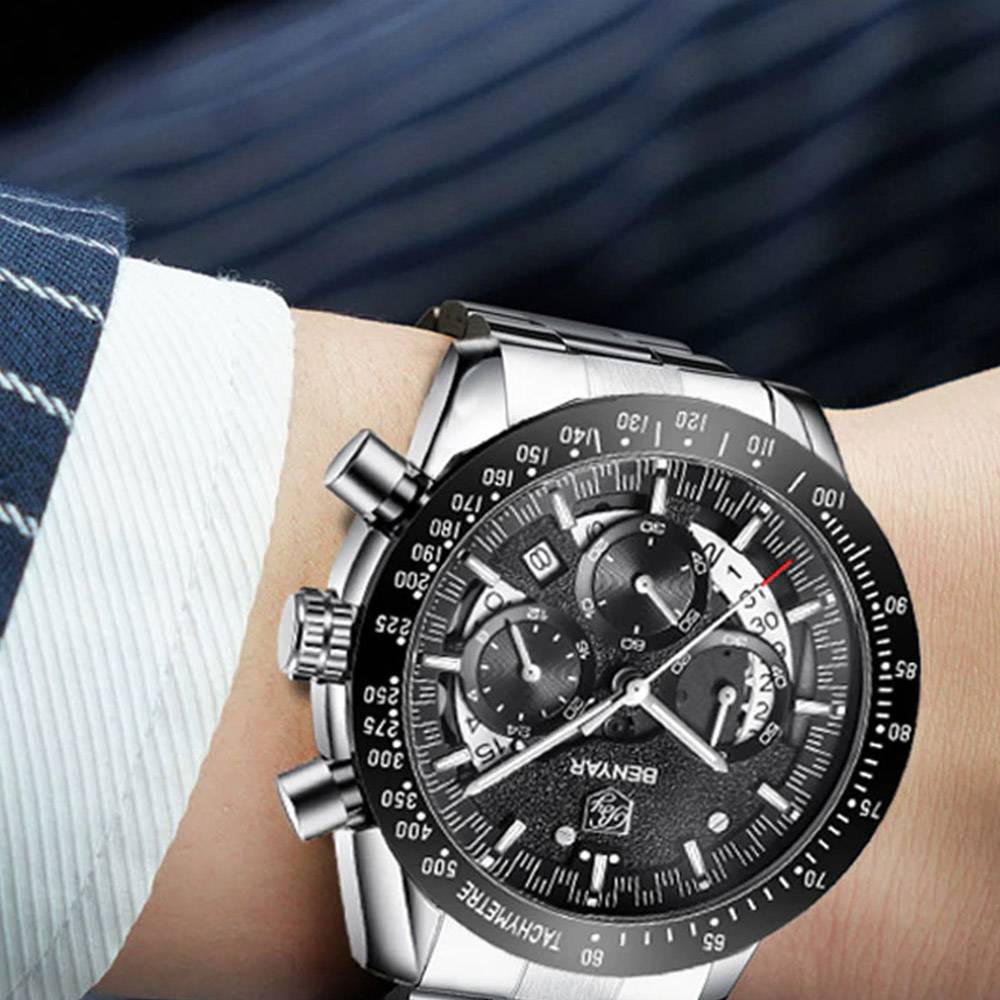 BENYAR Fashion Casual Quartz Watch Benyar Men's Wrist Watches