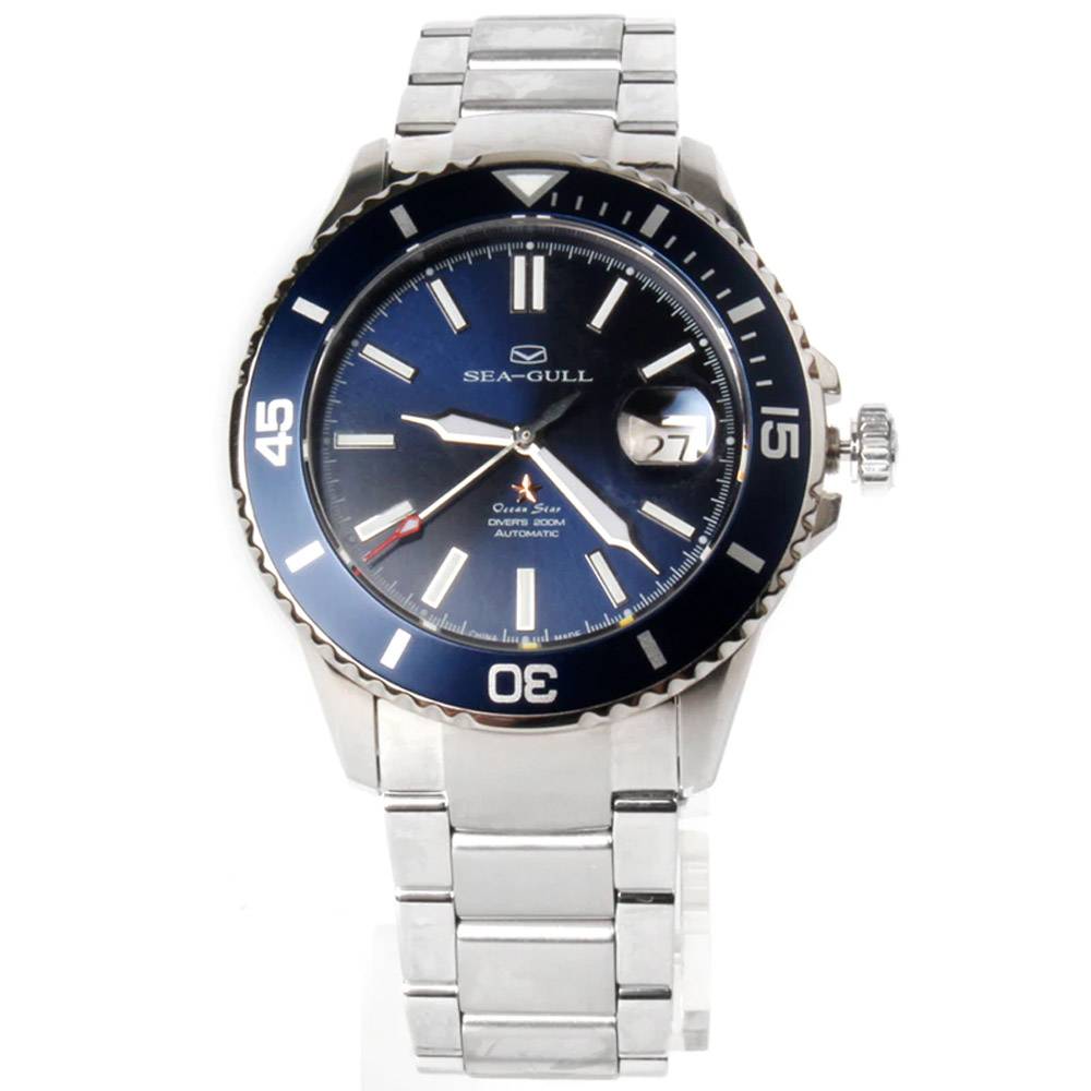 SEAGULL Self-Wind Automatic Mechanical Diving Watch Men's Wrist Watches