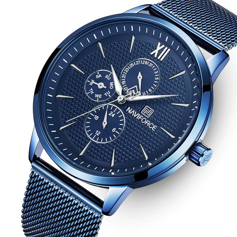 Ultra Thin Quartz Military Design Watch Men's Wrist Watches Naviforce
