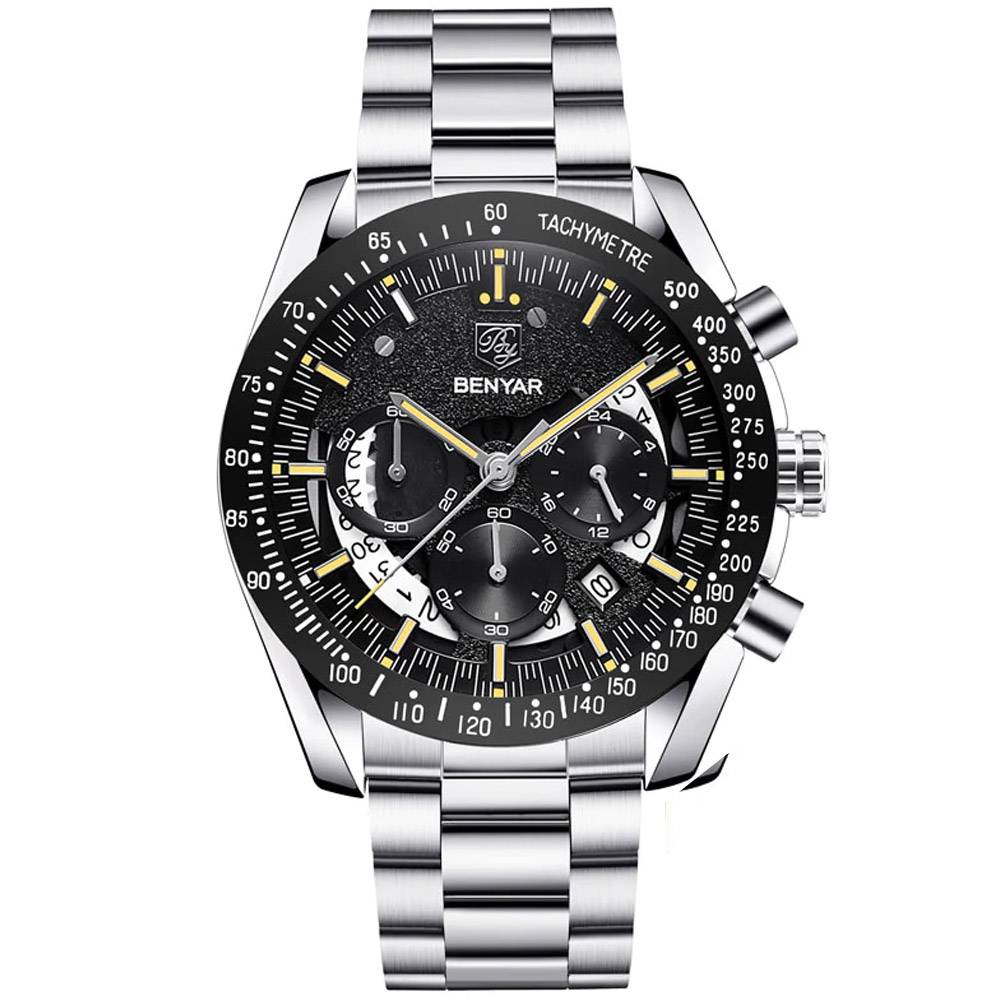 BENYAR Fashion Casual Quartz Watch Benyar Men's Wrist Watches