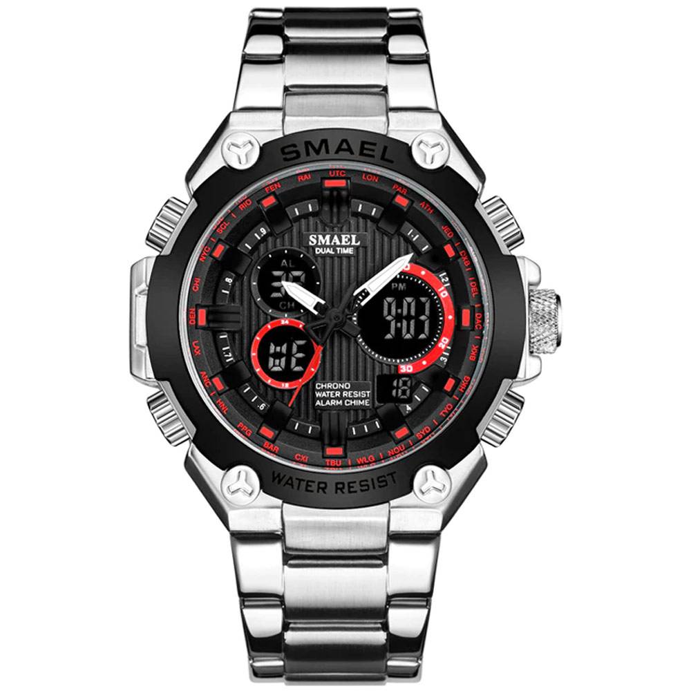 SMAEL Watch Digital Quartz Sport Military Style Men's Wrist Watches P-Z SMAEL