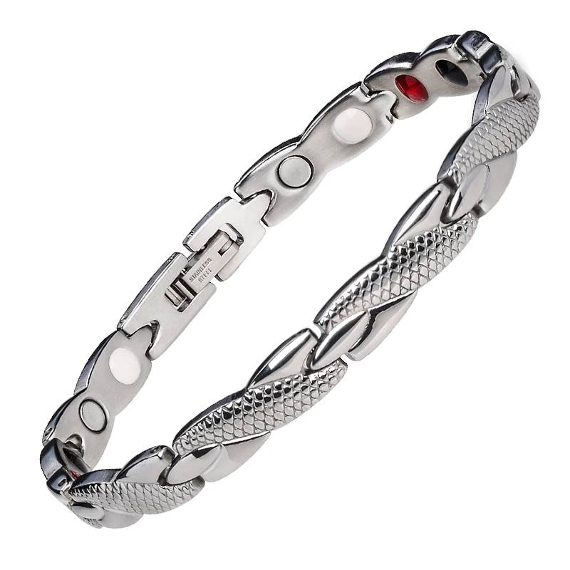 Women's Magnetic Energy Stainless Steel Bracelet Magnetic Therapeutic Bracelets