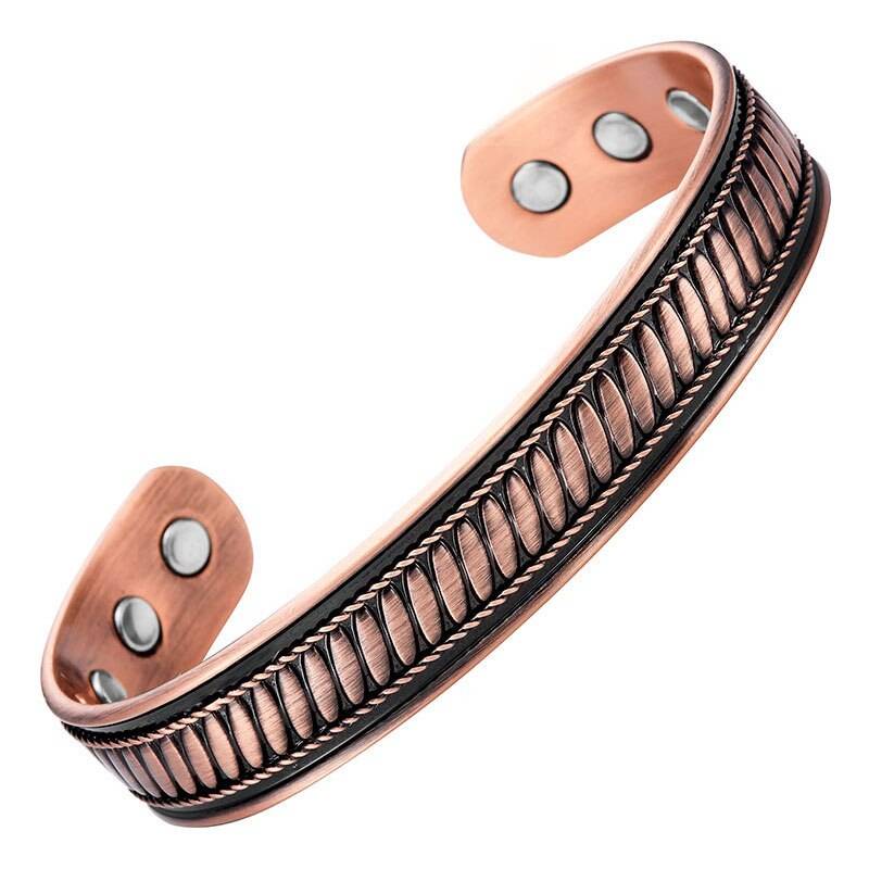 Magnetic Health Pure Copper Bangle Cuff Bracelet Magnetic Therapeutic Bracelets