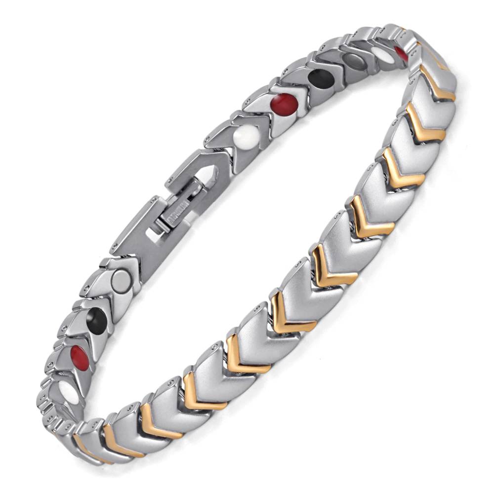 Titanium Bracelet For Women Magnetic Health Power Magnetic Therapeutic Bracelets