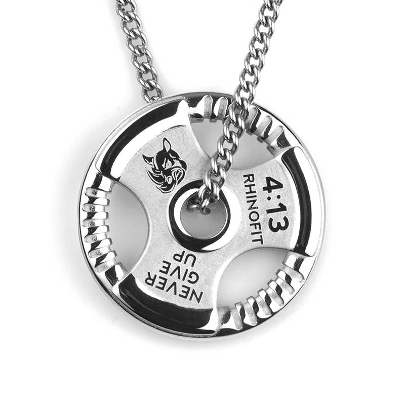 Weight Plate Barbell Dumbbell Bodybuilding Pendant Men's Jewelry Mens Pendants Necklaces & Pendants Women's Jewelry