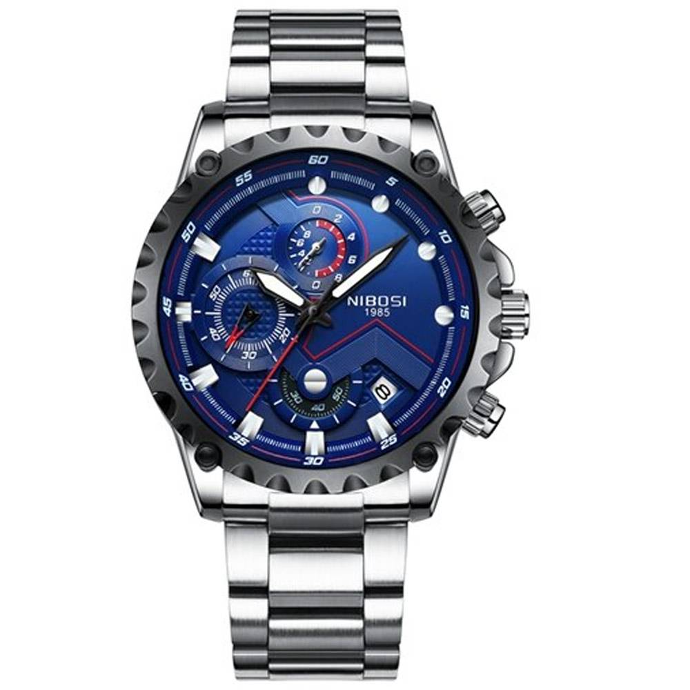 Sport NIBOSI Military Chronograph Quartz Watch Men's Wrist Watches Nibosi