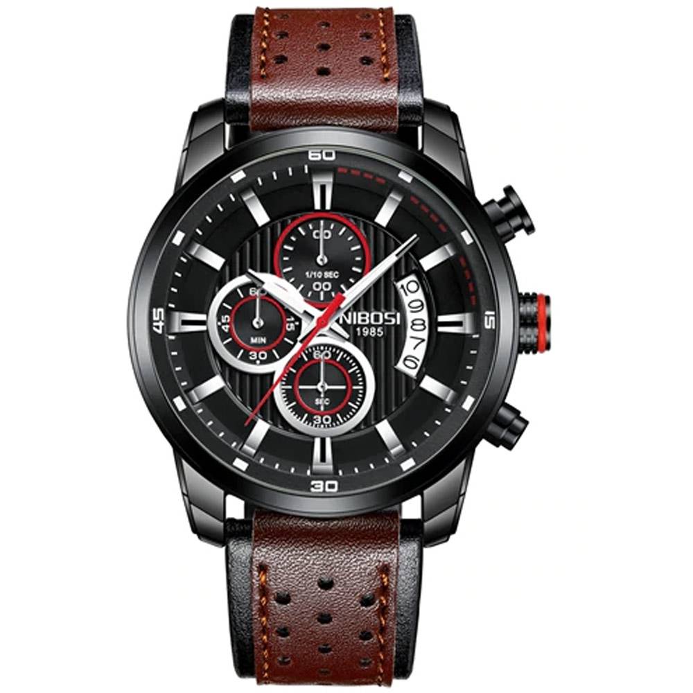 NIBOSI Sport Military Chronograph Quartz Watch Men's Wrist Watches Nibosi
