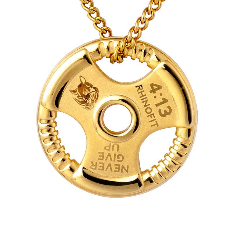 Weight Plate Barbell Dumbbell Bodybuilding Pendant Men's Jewelry Mens Pendants Necklaces & Pendants Women's Jewelry