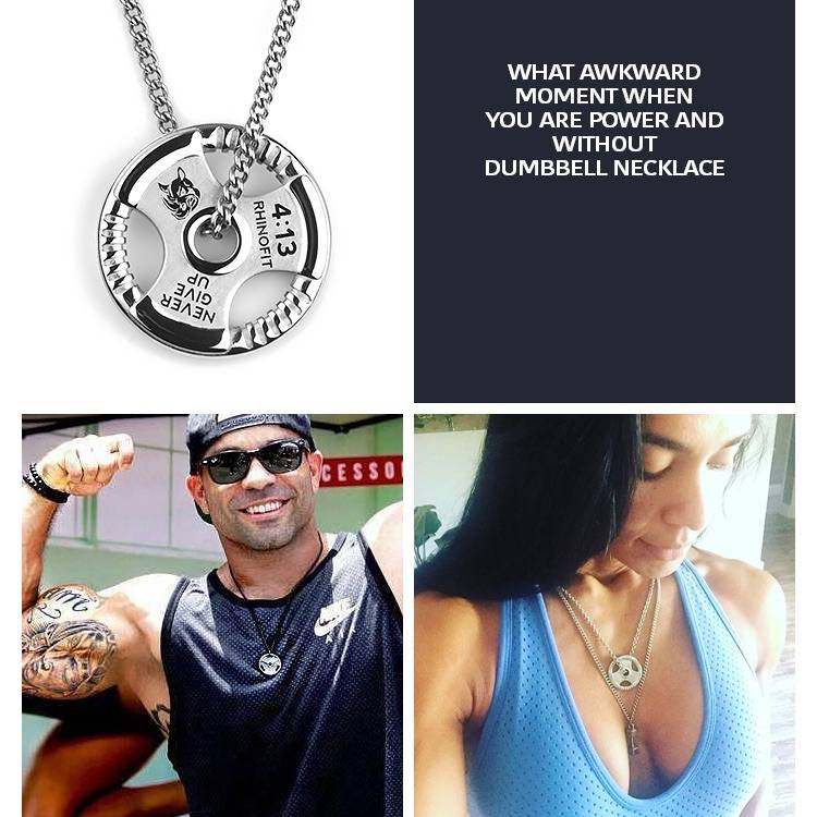 Weight Plate Barbell Dumbbell Bodybuilding Pendant