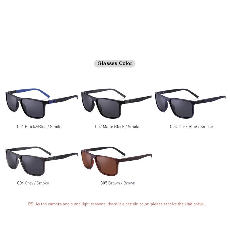 Polarized UV400 TR90 Sunglasses Men's Sunglasses