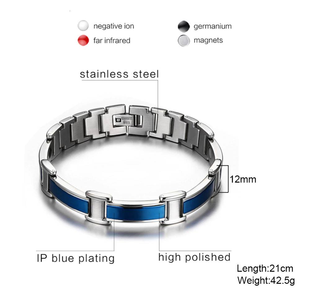 Men's Magnetic Germanium Bracelet