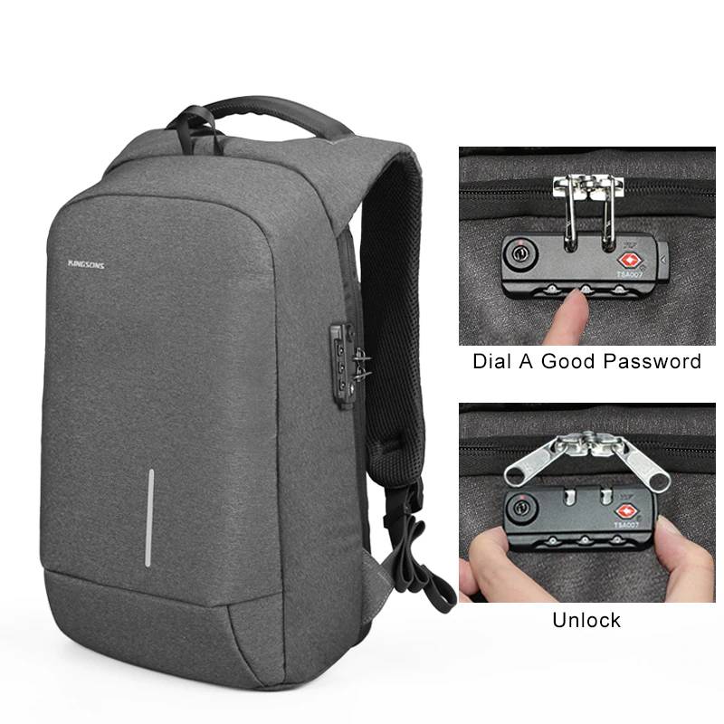 Anti-Theft Laptop Backpack with USB Laptop Backpacks