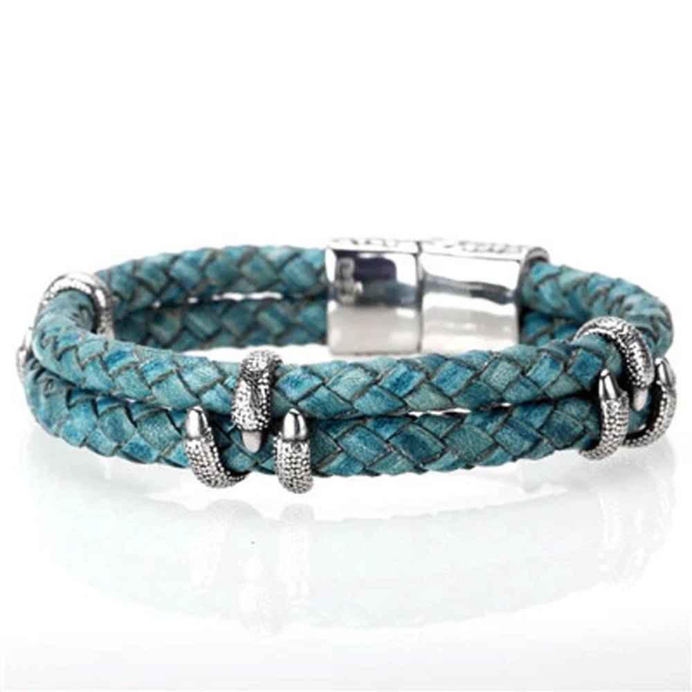 Mens Vintage Retro Braided Leather Bracelets Men's Bracelets