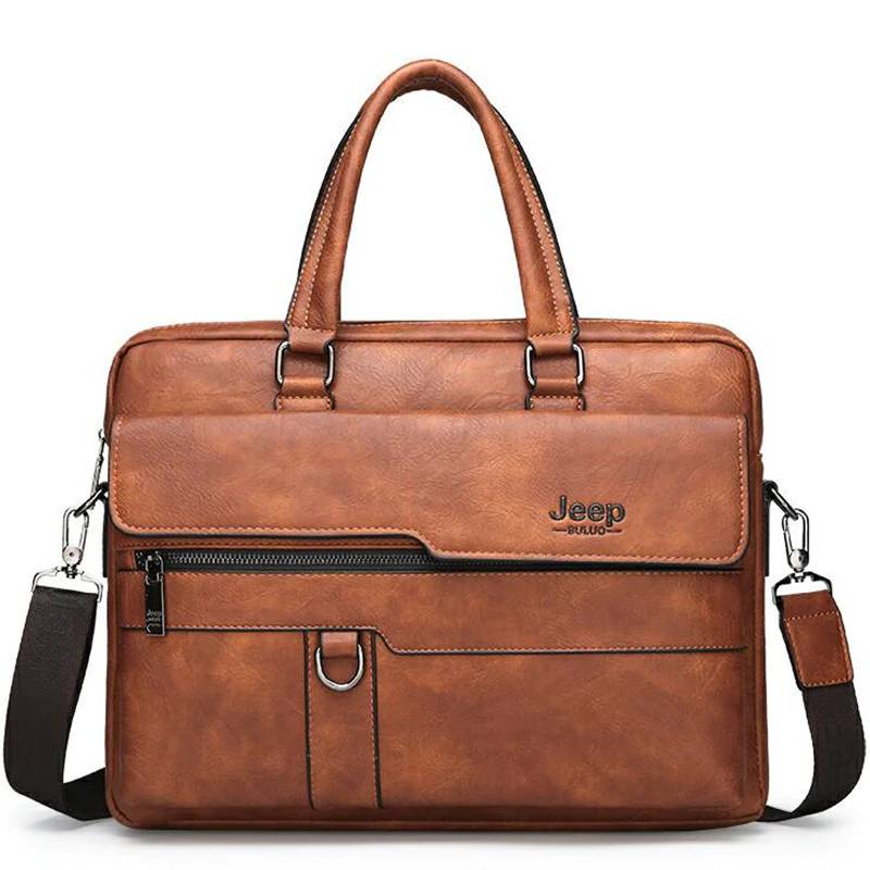 JEEP Men Briefcase Messenger Bag men’s briefcases