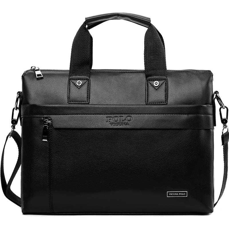 Fashion Business Men Leather Laptop Briefcase