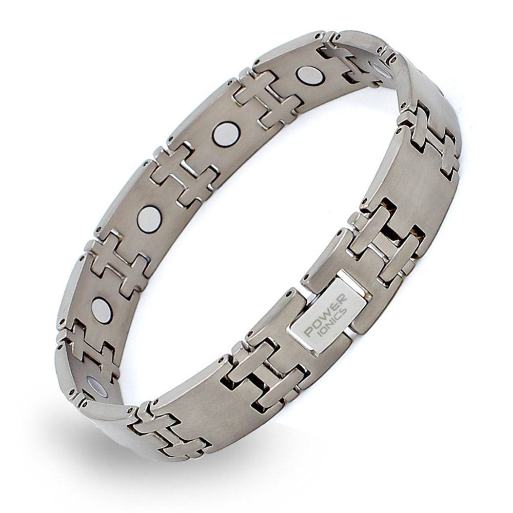 Power Ionics Titanium Neodymium Magnetic Bracelet Magnetic Therapeutic Bracelets Men's Bracelets
