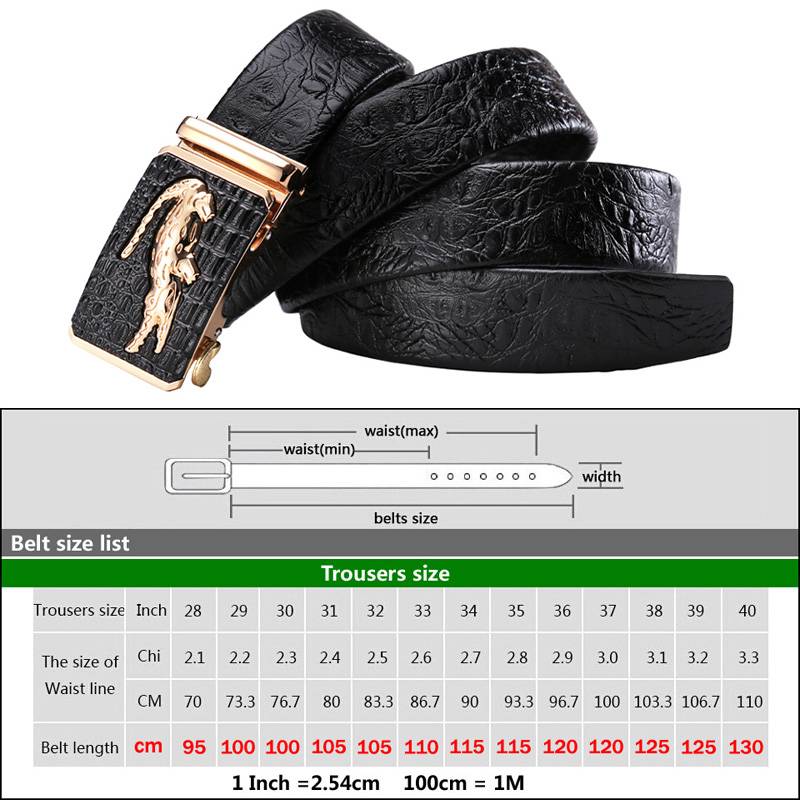 Mens Designer Leather Belt Mens Belts