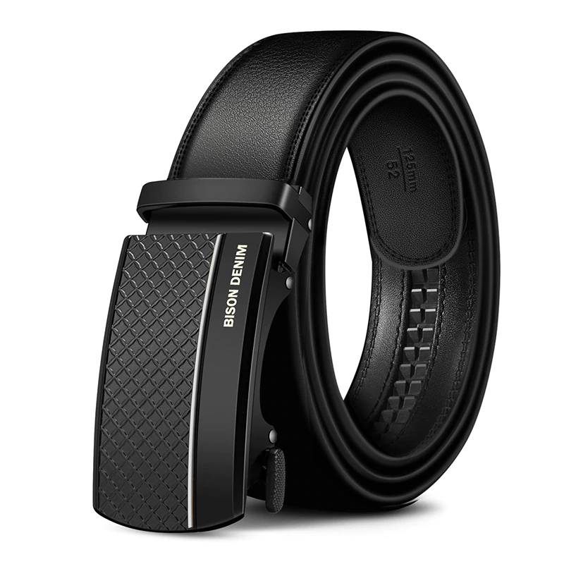 Genuine Leather Luxury Strap Automatic Belt Mens Belts