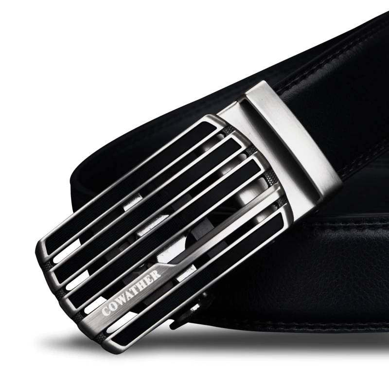 Designer Genuine Leather Belt Automatic Buckle Mens Belts