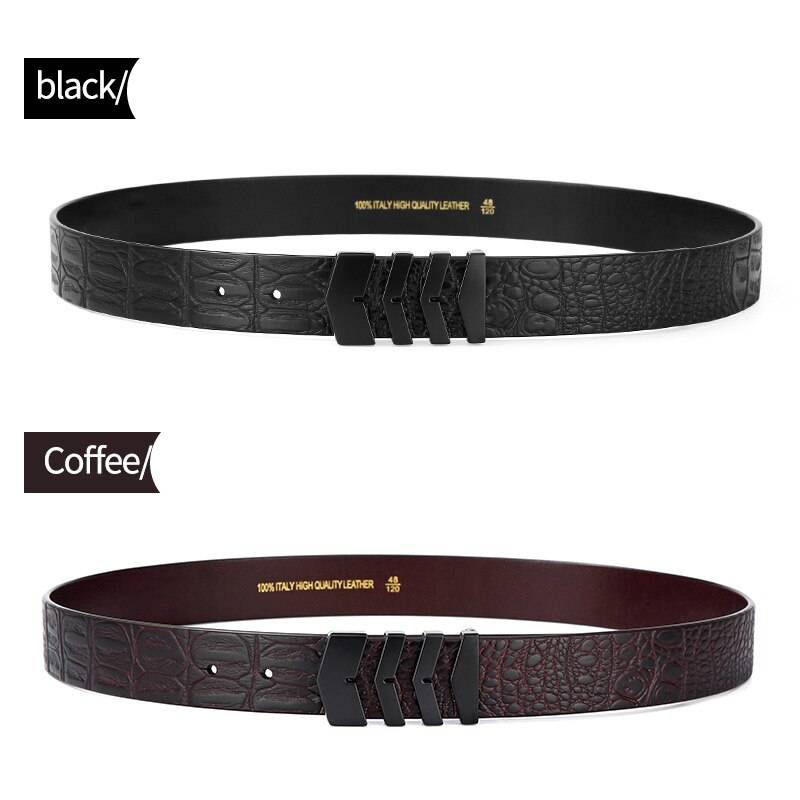 Vintage Genuine Cowhide Leather Belt Mens Belts