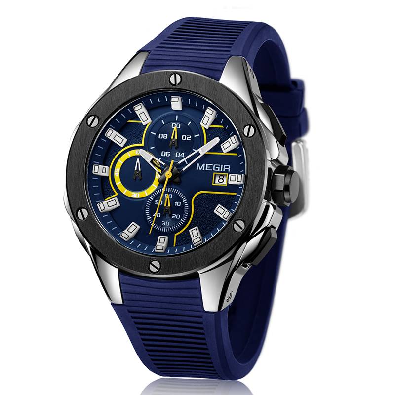 Mens MEGIR Analogue Sport Military Watches Megir