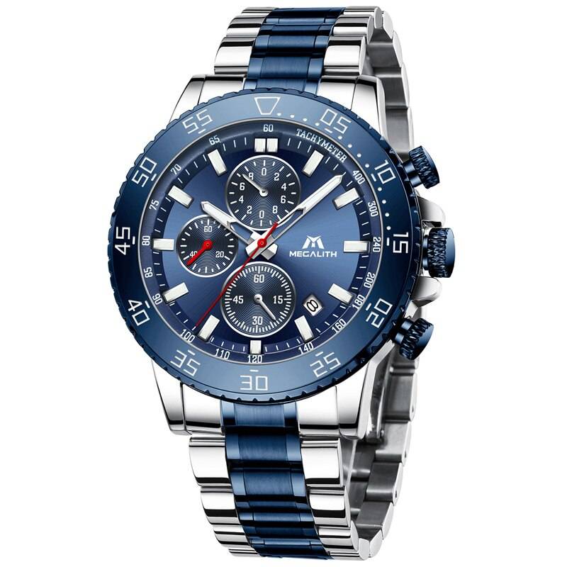 MEGALITH Fashion Business Watch Megalith Men's Wrist Watches