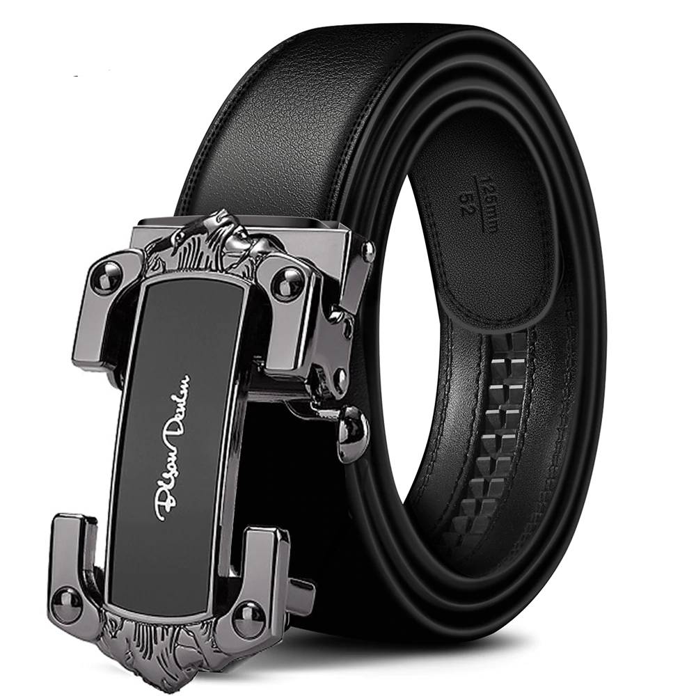 Alloy Buckle Luxury Leather Designer Belt Mens Belts