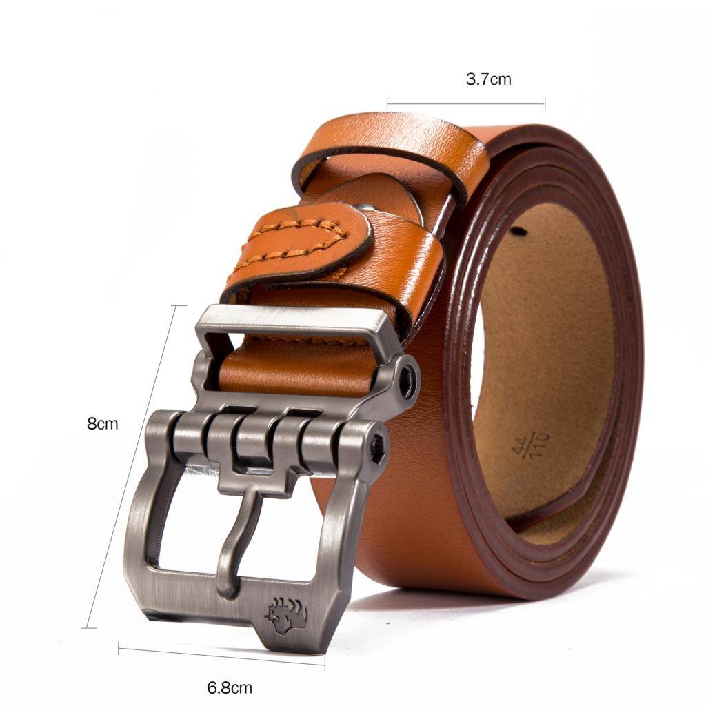 Leather Pin Buckle Vintage Casual Men Belt | Jewelry Addicts