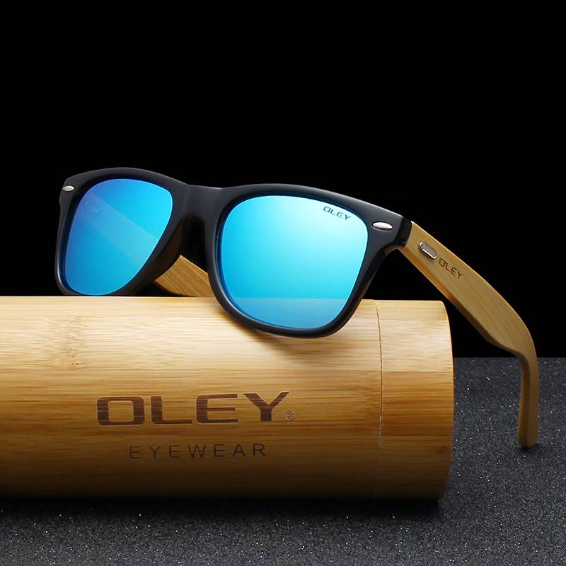 Bamboo Wood Polarized Sunglasses Men's Sunglasses