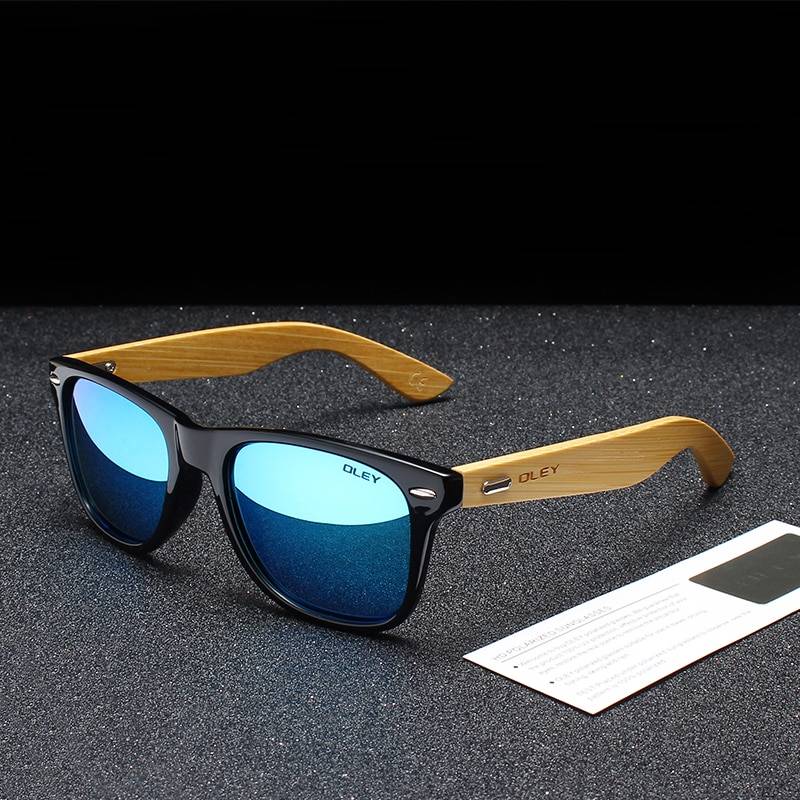 Bamboo Wood Polarized Sunglasses Men's Sunglasses
