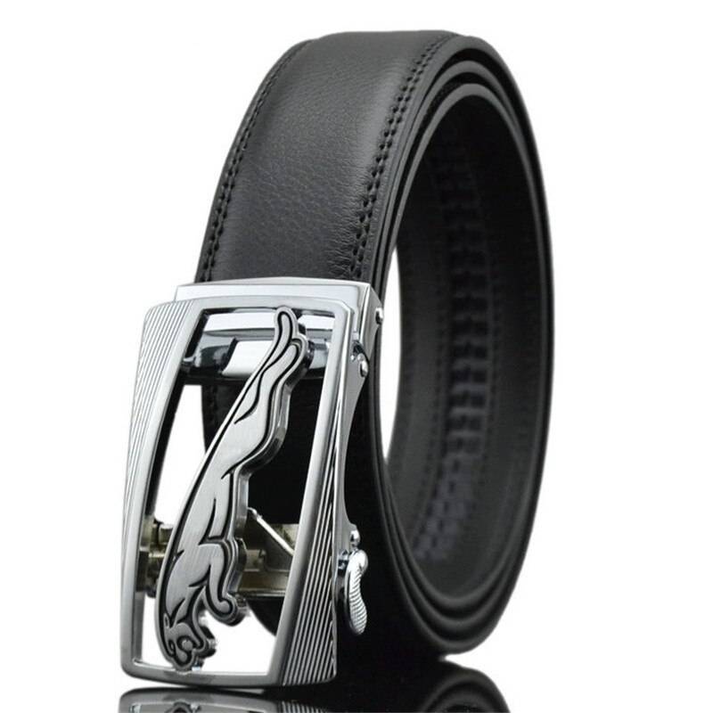 Men's Ratchet Leather Automatic Belts Mens Belts