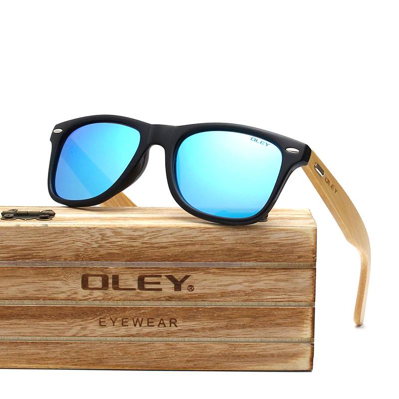 Bamboo Wood Polarized Sunglasses Men's Sunglasses