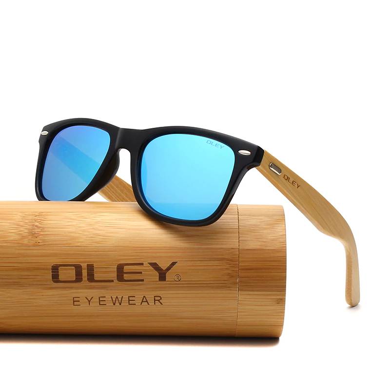 Bamboo Wood Polarized Sunglasses Men's Sunglasses