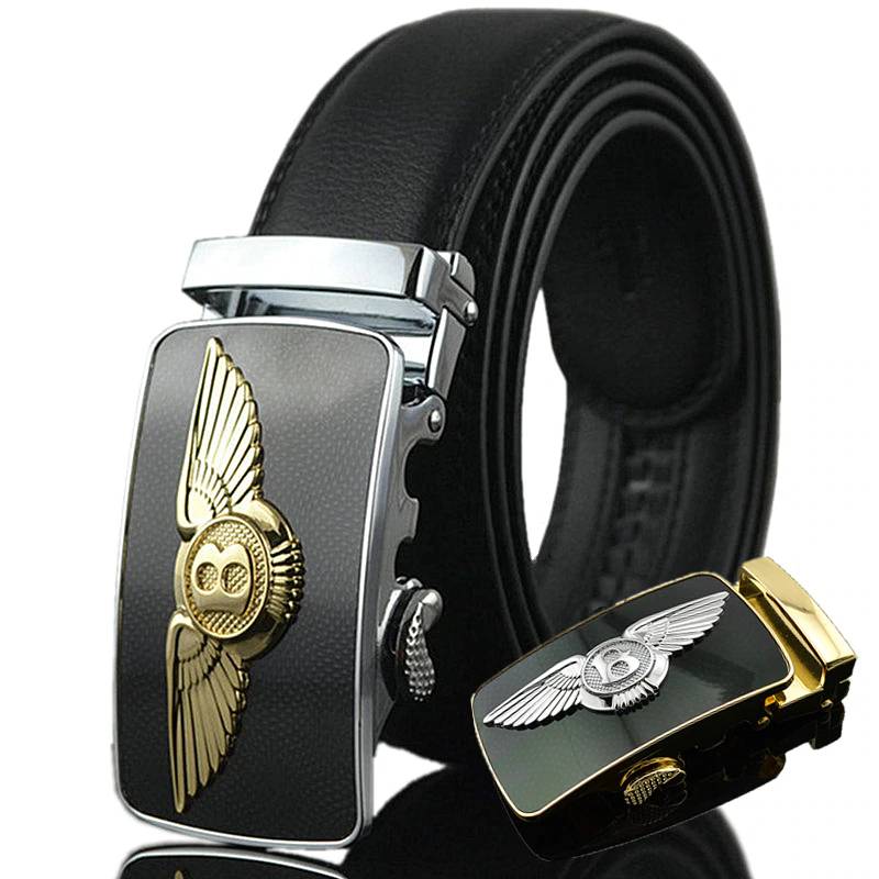 Men's Ratchet Leather Automatic Belts Mens Belts