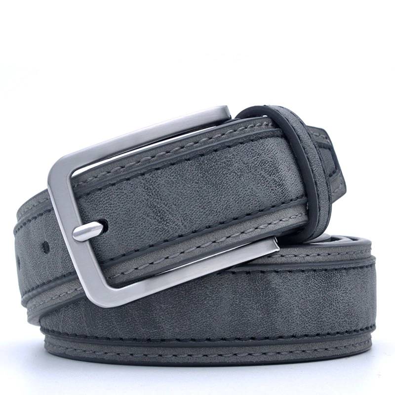 Casual Patchwork Leather Belt for Men Mens Belts